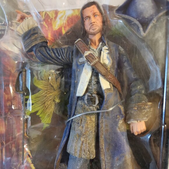 NECA Pirates Of The Caribbean Capt Norrington Action Figure 7" Tall Series 3 New - Picture 2 of 5